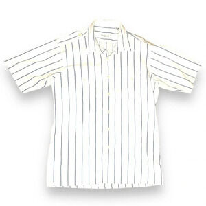 Oleg Cassini Striped Button-Down Shirt, Business Casual - Large